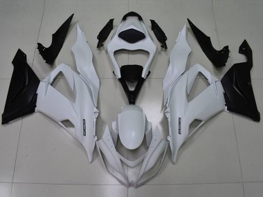2013-2018 Kawasaki ZX6R Motorcycle Fairings - White Black 636 UK Manufacturers