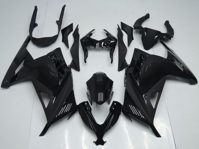 2013-2018 Kawasaki ZX300R Motorcycle Fairings - Glossy Black UK Manufacturers
