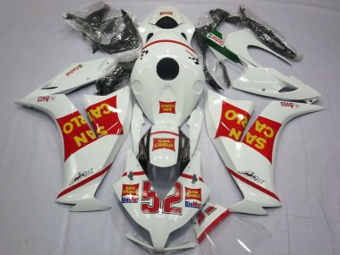 2012-2016 Honda CBR1000RR Motorcycle Fairings - White Red Yellow San Carlo UK Manufacturers