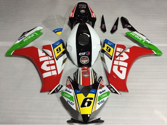 2012-2016 Honda CBR1000RR Motorcycle Fairings - White Red Yellow Green Givi 6 UK Manufacturers