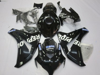 2008-2011 Honda CBR1000RR Motorcycle Fairings - Glossy Black Blue White Repsol UK Manufacturers