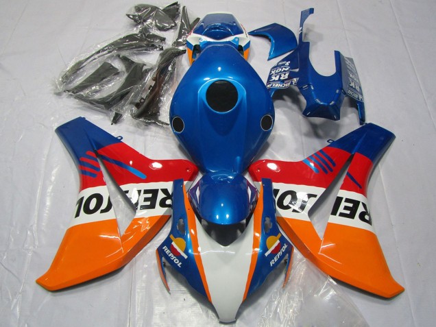 2008-2011 Honda CBR1000RR Motorcycle Fairings - Orange White Red Blue Repsol UK Manufacturers