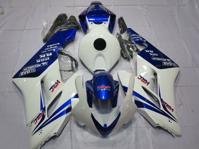 2004-2005 Honda CBR1000RR Motorcycle Fairings - White Blue HRC UK Manufacturers