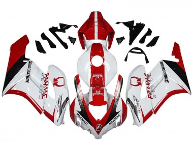 2004-2005 Honda CBR1000RR Motorcycle Fairings - White Red Glossy Black Pramac Bridgestone UK Manufacturers