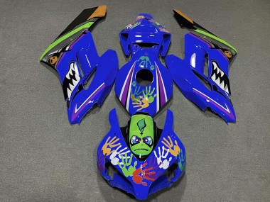 2004-2005 Honda CBR1000RR Motorcycle Fairings - Blue Green Orange Black Shark UK Manufacturers