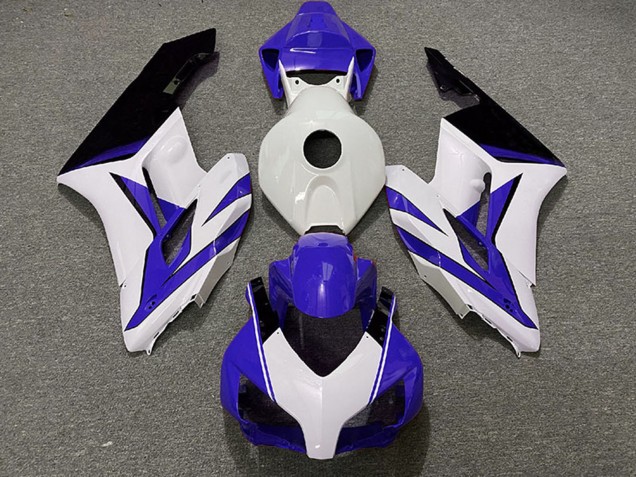 2004-2005 Honda CBR1000RR Motorcycle Fairings - White Blue Glossy Black UK Manufacturers
