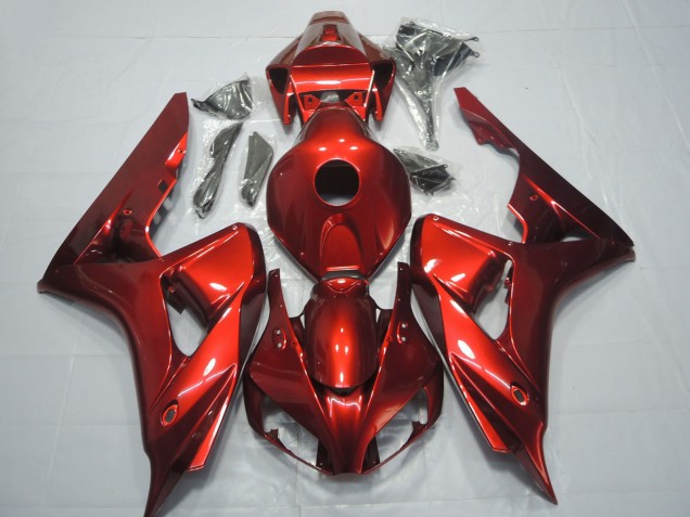 2006-2007 Honda CBR1000RR Motorcycle Fairings - Deep Red UK Manufacturers