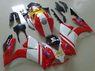 2012-2016 Honda CBR1000RR Motorcycle Fairings - White Red Yellow Blue Ducati Style UK Manufacturers