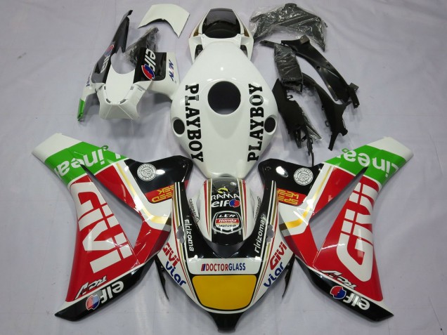 2008-2011 Honda CBR1000RR Motorcycle Fairings - White Red Yellow Green Black Givi Playboy UK Manufacturers