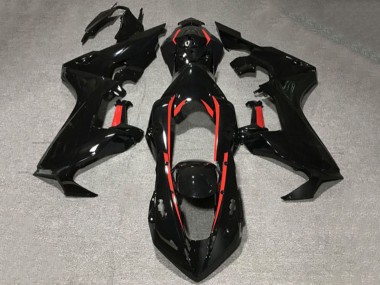 2017-2023 Honda CBR1000RR Motorcycle Fairings - Glossy Black with Red Lining UK Manufacturers