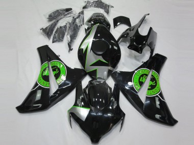 2008-2011 Honda CBR1000RR Motorcycle Fairings - Silver Green Glossy Black UK Manufacturers