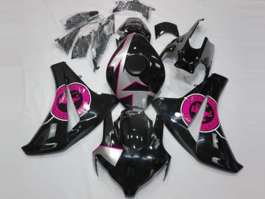 2008-2011 Honda CBR1000RR Motorcycle Fairings - Silver Pink Glossy Black UK Manufacturers