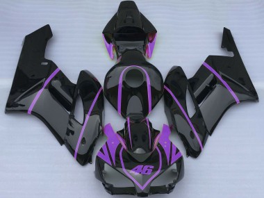 2004-2005 Honda CBR1000RR Motorcycle Fairings - Glossy Black Purple UK Manufacturers