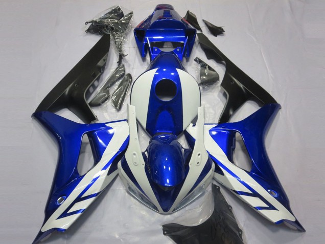 2006-2007 Honda CBR1000RR Motorcycle Fairing - Blue White Matte Black UK Manufacturers