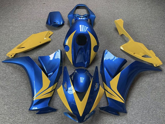 2012-2016 Honda CBR1000RR Motorcycle Fairings - Blue Yellow UK Manufacturers