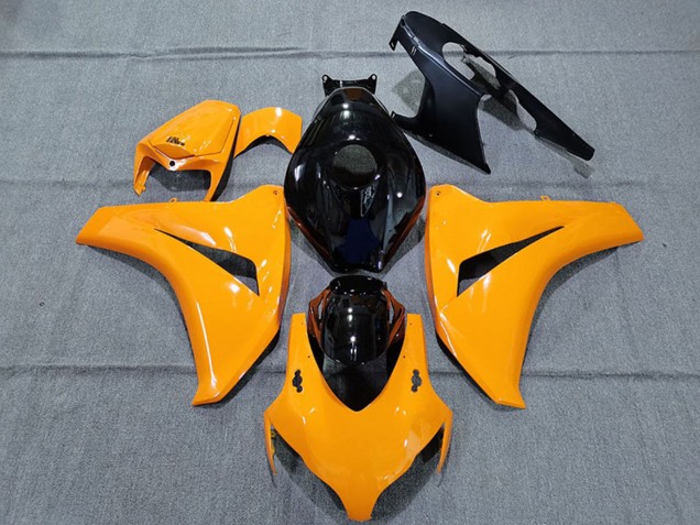 2008-2011 Honda CBR1000RR Motorcycle Fairings - Glossy Orange Glossy Black UK Manufacturers