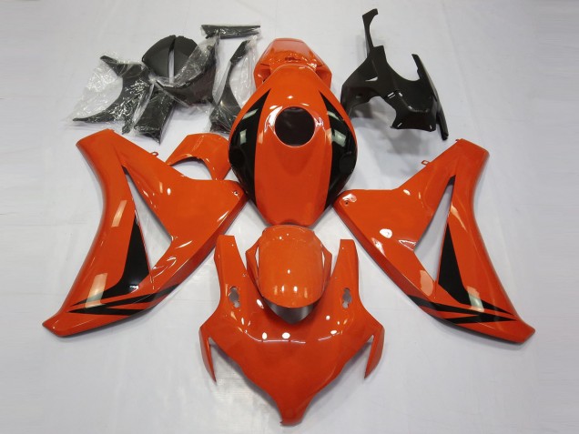 2008-2011 Honda CBR1000RR Motorcycle Fairings - Orange Glossy Black OEM Style UK Manufacturers
