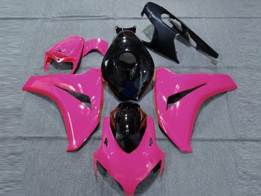 2008-2011 Honda CBR1000RR Motorcycle Fairings - Pink Glossy Black UK Manufacturers