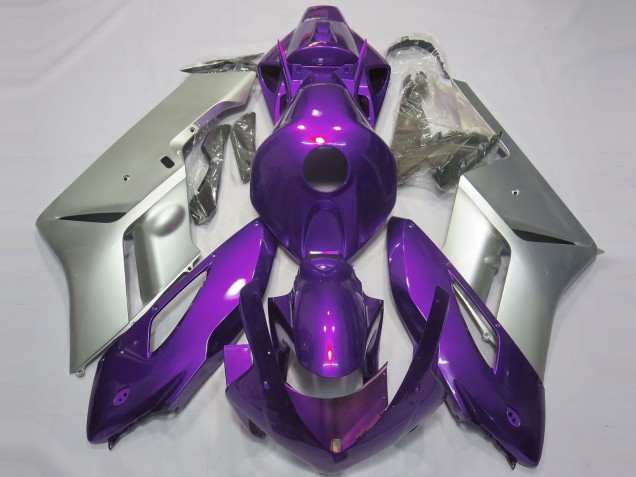 2004-2005 Honda CBR1000RR Motorcycle Fairings - Silver Purple UK Manufacturers