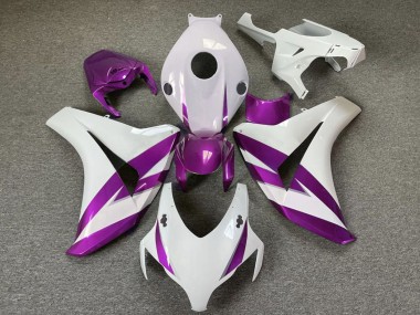 2008-2011 Honda CBR1000RR Motorcycle Fairings - White Purple UK Manufacturers