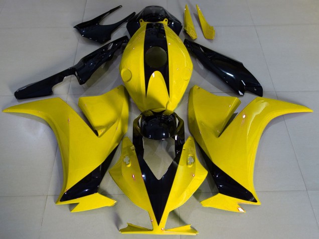 2012-2016 Honda CBR1000RR Motorcycle Fairings - Yellow Glossy Black UK Manufacturers