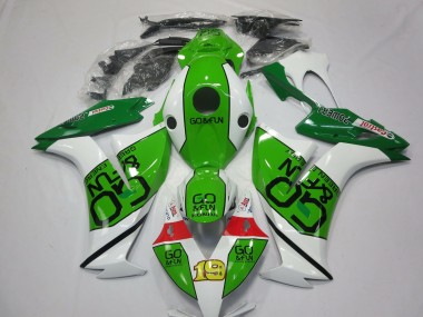 2012-2016 Honda CBR1000RR Motorcycle Fairings - White Green Red Go Fun UK Manufacturers