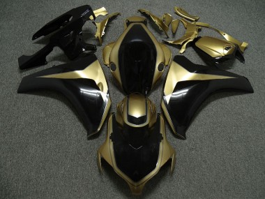 2008-2011 Honda CBR1000RR Motorcycle Fairings - Gold Glossy Black UK Manufacturers