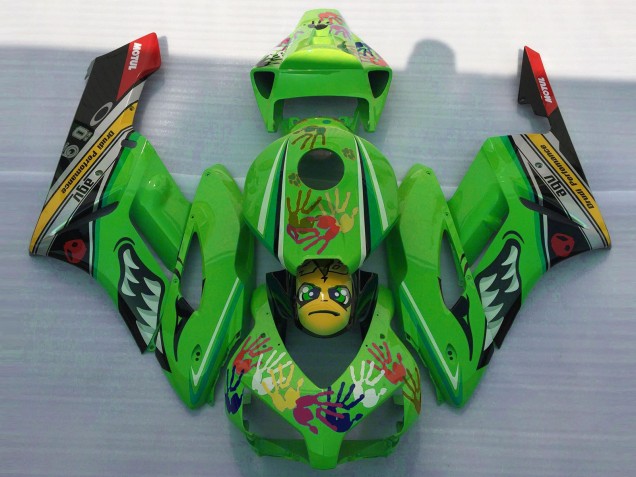 2004-2005 Honda CBR1000RR Motorcycle Fairings - Green Yellow Black Red Shark UK Manufacturers