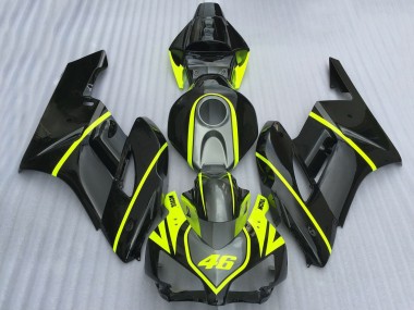 2004-2005 Honda CBR1000RR Motorcycle Fairings - Grey Black High Viz Yellow Motul 46 UK Manufacturers