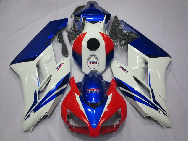 2004-2005 Honda CBR1000RR Motorcycle Fairings - White Blue Red HRC OEM Style UK Manufacturers