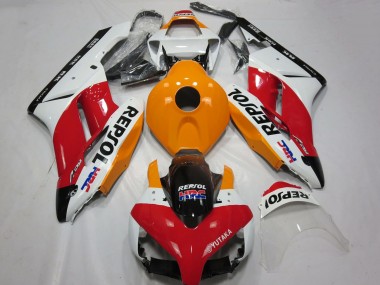 2004-2005 Honda CBR1000RR Motorcycle Fairing - White Orange Red Glossy Black Repsol HRC UK Manufacturers