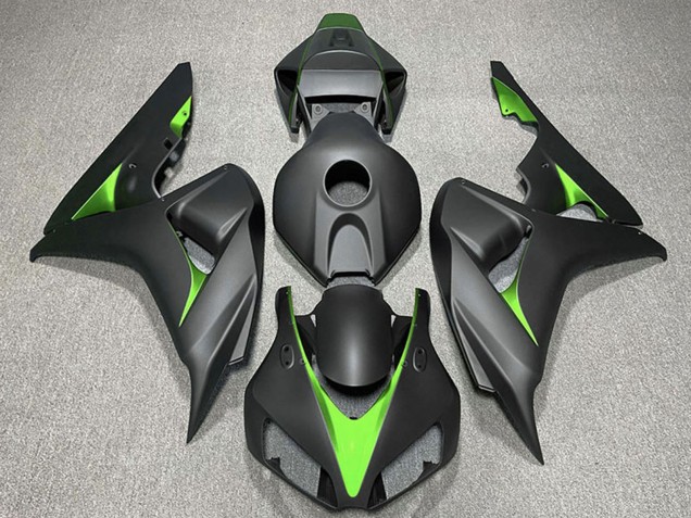 2006-2007 Honda CBR1000RR Motorcycle Fairings - Matte Black Green UK Manufacturers