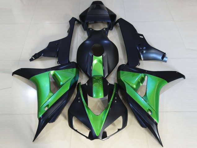 2006-2007 Honda CBR1000RR Motorcycle Fairings - Green Matte Dark Blue UK Manufacturers