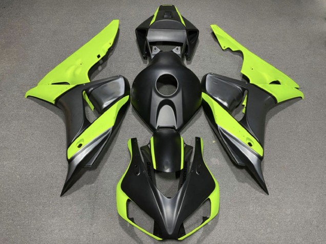 2006-2007 Honda CBR1000RR Motorcycle Fairings - Green Matte Black UK Manufacturers