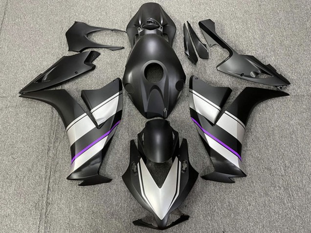 2012-2016 Honda CBR1000RR Motorcycle Fairings - Silver Purple Matte Black UK Manufacturers