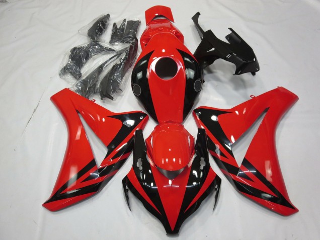2008-2011 Honda CBR1000RR Motorcycle Fairing - Red Glossy Black OEM Style UK Manufacturers