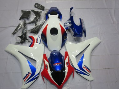 2008-2011 Honda CBR1000RR Motorcycle Fairings - White Red Blue OEM Style HRC UK Manufacturers