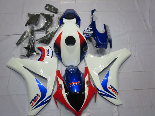 2008-2011 Honda CBR1000RR Motorcycle Fairings - White Red Blue OEM Style HRC UK Manufacturers