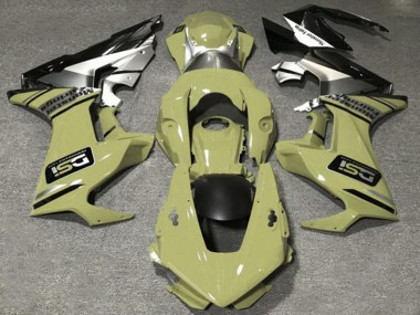 2017-2023 Honda CBR1000RR Motorcycle Fairings - Olive White Silver Glossy Black DSI UK Manufacturers