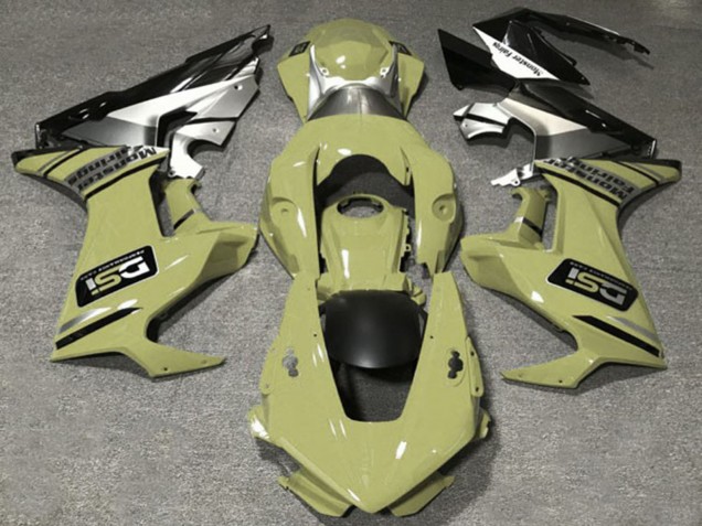 2017-2024 Honda CBR1000RR Motorcycle Fairings - Olive White Silver Glossy Black DSI UK Manufacturers