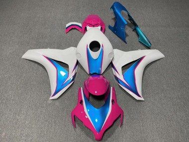 2008-2011 Honda CBR1000RR Motorcycle Fairings - White Blue Pink UK Manufacturers