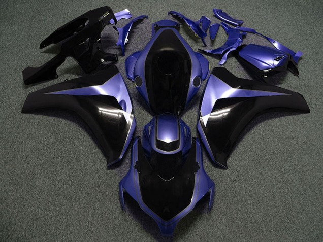 2008-2011 Honda CBR1000RR Motorcycle Fairings - Purple Glossy Black Custom UK Manufacturers