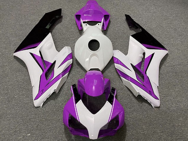 2004-2005 Honda CBR1000RR Motorcycle Fairings - White Purple Glossy Black UK Manufacturers
