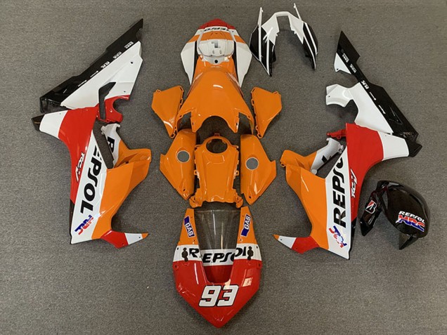 2017-2023 Honda CBR1000RR Motorcycle Fairings - White Orange Red Black Racing Repsol 93 UK Manufacturers