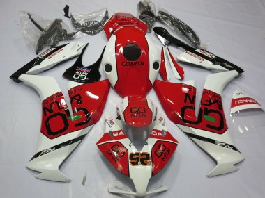 2012-2016 Honda CBR1000RR Motorcycle Fairings - White Red Go&Fun UK Manufacturers