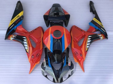 2006-2007 Honda CBR1000RR Motorcycle Fairings - Red Blue Yellow Glossy Black Shark UK Manufacturers