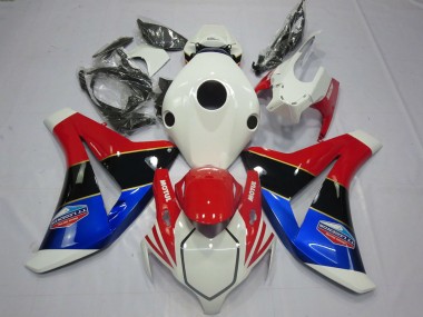 2008-2011 Honda CBR1000RR Motorcycle Fairings - White Red Blue Glossy Black UK Manufacturers