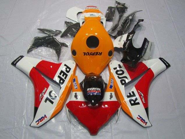 2008-2011 Honda CBR1000RR Motorcycle Fairings - Orange White Red Glossy Black Repsol HRC UK Manufacturers