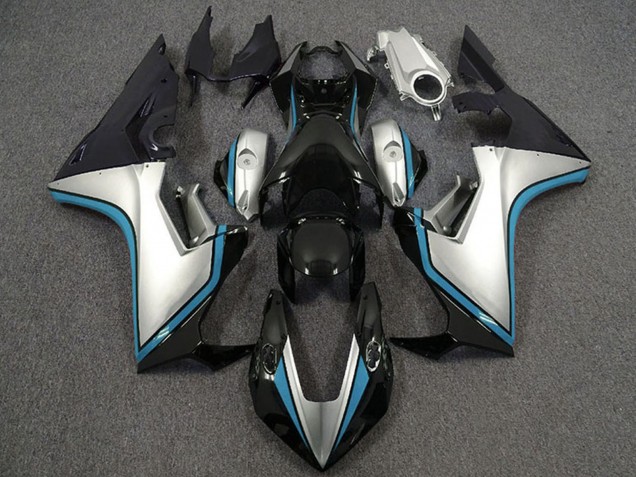 2017-2024 Honda CBR1000RR Motorcycle Fairings - Silver Light Blue Glossy Black UK Manufacturers