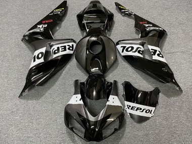2006-2007 Honda CBR1000RR Motorcycle Fairings - Grey White Glossy Black Repsol UK Manufacturers